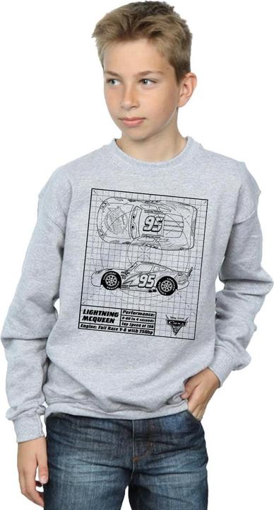 Immagine prodotto Cars Felpa Saetta Mcqueen Planimetria Ragazzi (152, 158)