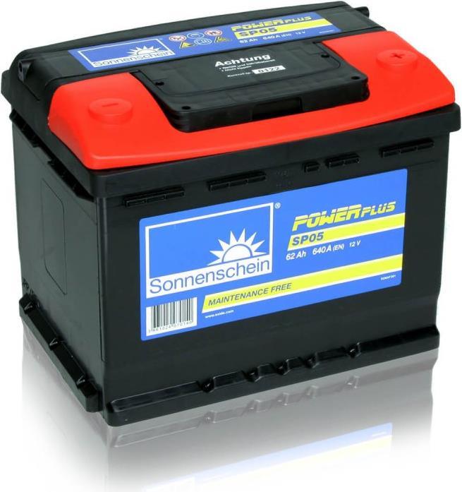 Produktbild Sonnenschein Power Plus (12 V, 62 Ah, 640 A)
