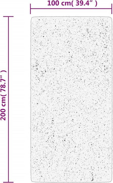Image du produit VidaXL Tapis Shaggy haut velours Moderne (200 x 100 cm)