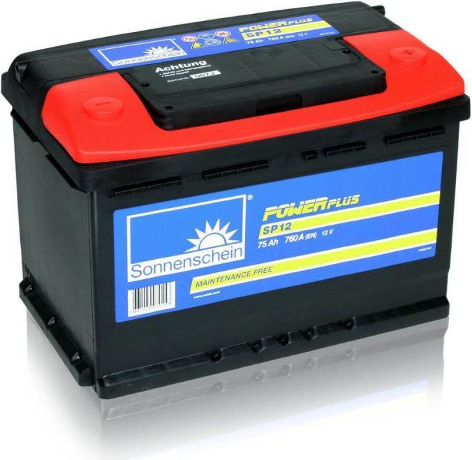 Produktbild Sonnenschein Power Plus (12 V, 75 Ah, 760 A)