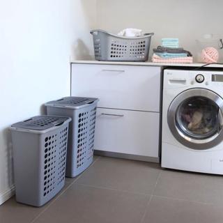 Image du produit Curver Bac à linge Victor 60 l argent (60 l)