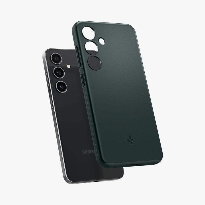 Actual product image Spigen Thin Fit Sam S24 S921 zielony/abyss green ACS07342 (Samsung Galaxy S24)