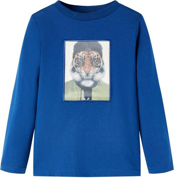 Produktbild VidaXL Kinder-Langarmshirt Dunkelblau 140,Material: 100 (140)