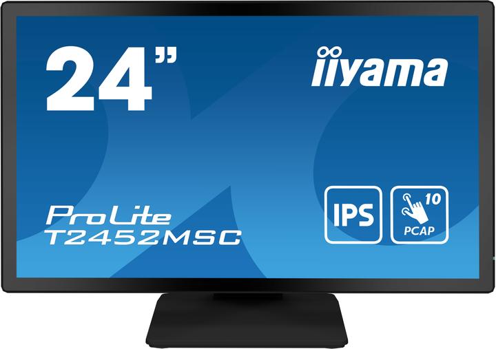 Produktbild iiyama TFT T2452MSC 60.5cm IPS TOUCH 24"/1920x1080/HDMI/DP/2xUSB (1920 x 1080 Pixel, 23.80")