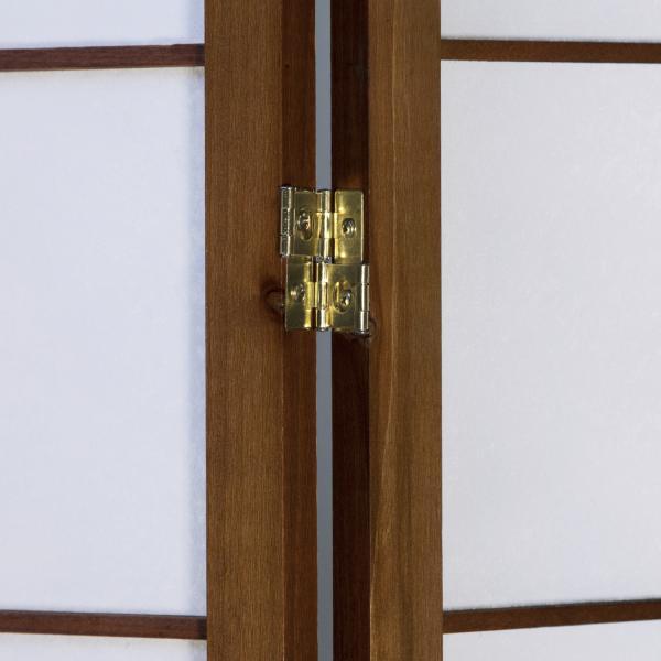 Immagine prodotto Homestyle4u Paravento a 6 pannelli divisorio Shoji tabacco