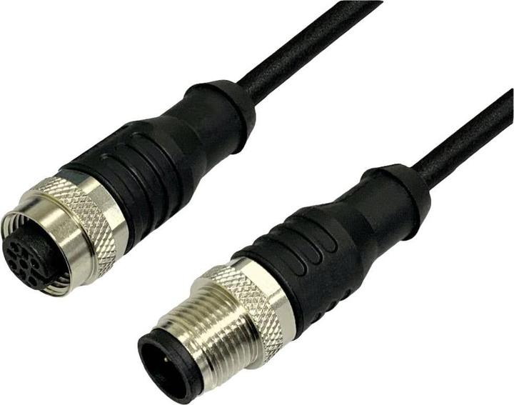 Actual product image BKL Electronic 2702002 Sensor/actuator connection cable M12 coupling, straight 10 m