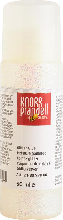 Produktbild Knorr Prandell Glitter Glue, 50ml (Weiss, Regenbogen, 50 ml)
