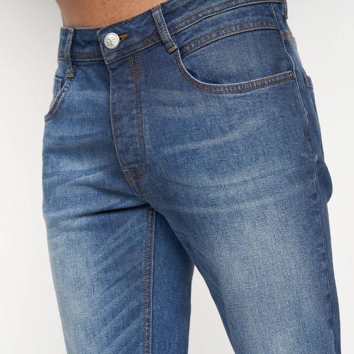 Produktbild Crosshatch Mens Sheldons Slim Jeans (38)