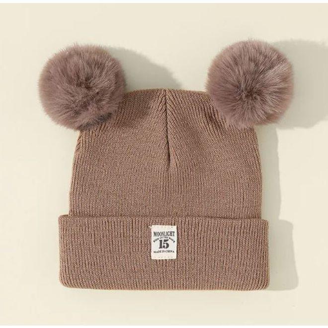 Image du produit MU Style Moonlight Series Bonnet d'hiver pour enfants avec chauffe-cou (Taille unique)