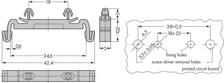 Image du produit Wago 209-188 - 0.96 g - 5 mm - 42.4 mm - 5.1 mm - 25 pièce(s)