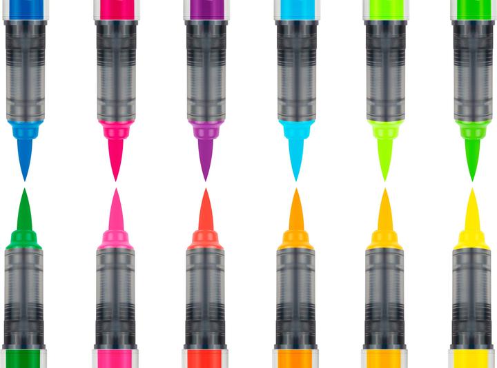 Image du produit Karin Brush Marker Pro (Multicolore, Orange fluo, 12 x)