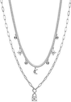 Immagine prodotto Brosway Collana doppia in acciaio con ciondoli Chant BAH47