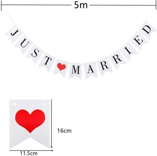 Produktbild MU Style Just Married Girlande