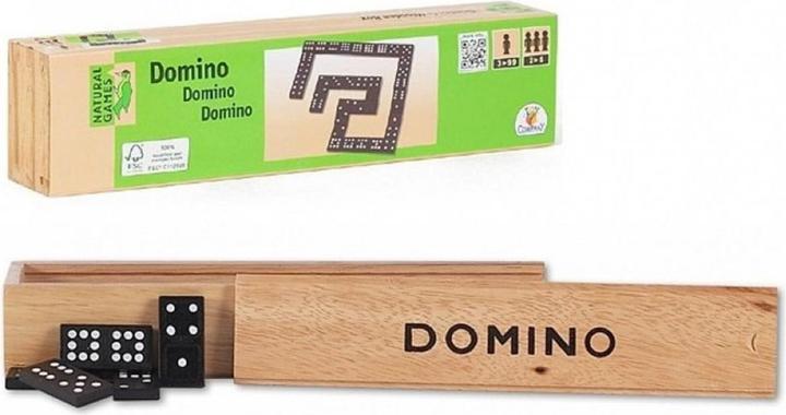 Actual product image Natural games Parlour game Domino (German)