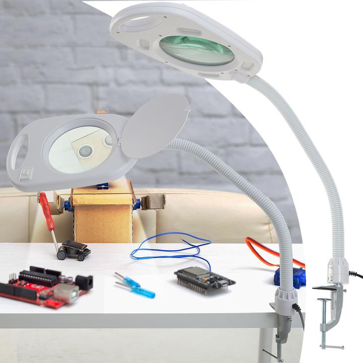 Produktbild Casativo LED-Lupenleuchte, 5-fache Vergrösserung & Gelenkarm