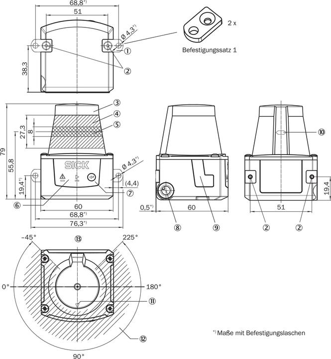 Produktbild Sick 2D-LiDAR-Sensor