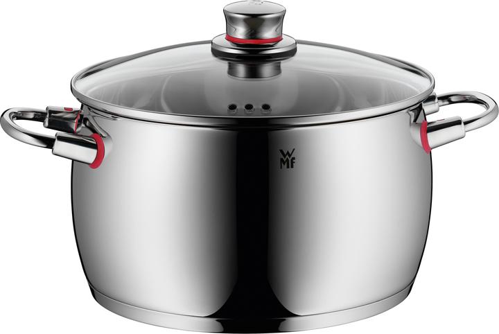 Produktbild WMF Topfset Induktion Kochtopfset 5tlg Glasdeckel QualityOne Edelstahl (20 cm, Bräter + Schmortopf, Kochtopf)