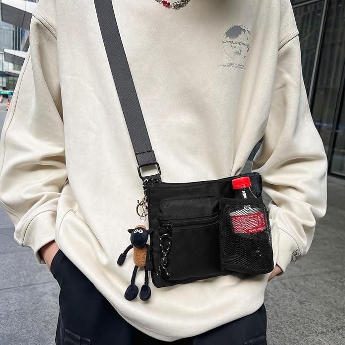 Image du produit Only-Bags.Store Tendance Casual Simple Sling Bag, sac d'épaule léger pour les déplacements quotidiens au travail