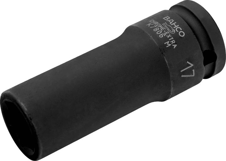Actual product image Bahco 1/2" Power socket spanner bit, long, hexagonal, 19 mm, phosphated (19 mm)