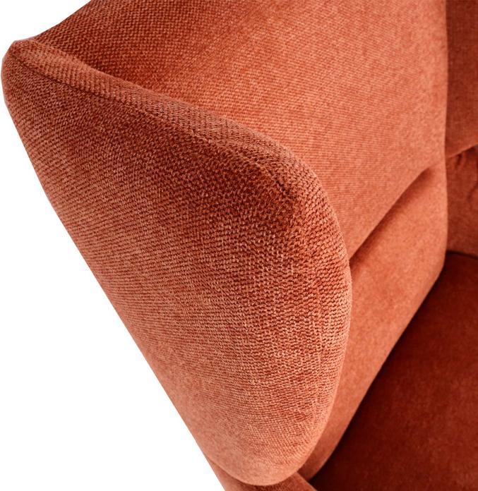 Produktbild Mendler Lounge-Sessel HWC-L62, Stoff/Textil Metall - terracotta-braun
