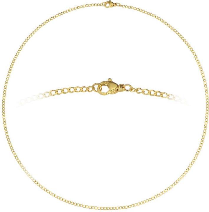 Immagine prodotto Bijouteria Catena (Acciaio inossidabile, Rivestimento in PVD (colore oro), 60 cm)