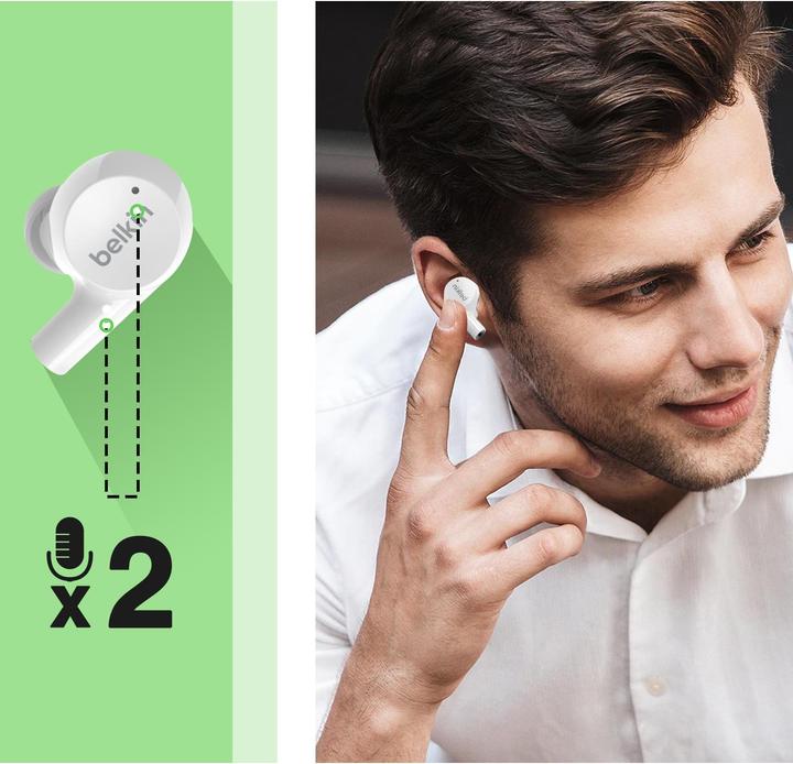 Image du produit Belkin Soundform Rise (pas de réduction du bruit, 7 h, Sans fil)