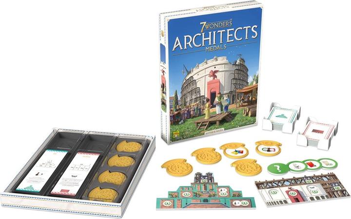Actual product image Repos Production 7 Wonders Architects : Medals (f) (French)