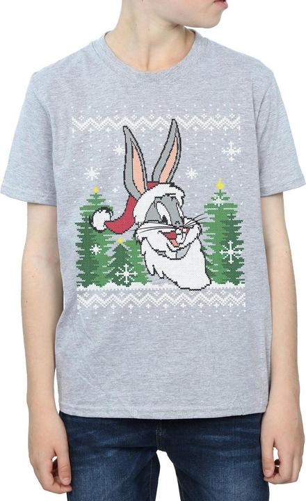 Image du produit Looney Tunes - T-shirt BUGS BUNNY CHRISTMAS FAIR ISLE - Garçon (152, 158)