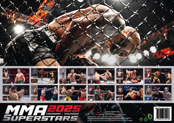 Image du produit Calendrier MMA 2025 (42 x 30 cm, Allemand)