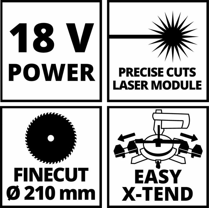 Image du produit Einhell TE-MS 18/210 Li-Solo