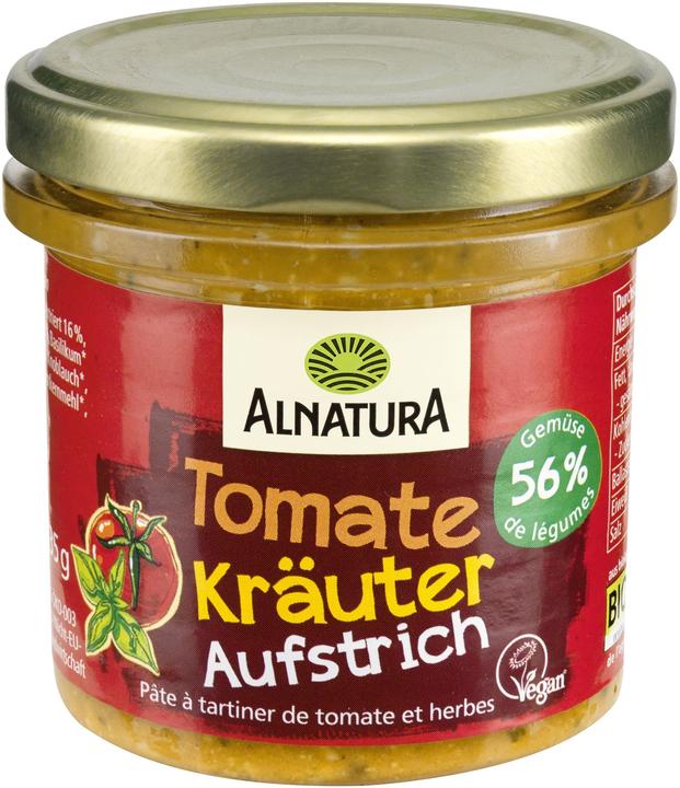 Image du produit Alnatura Pâte à tartiner bio à la tomate et aux herbes 135g (135 g)