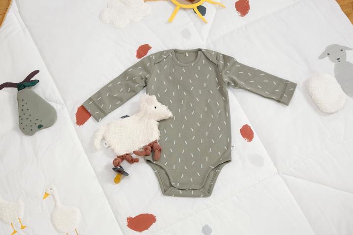Produktbild Lässig Langarm-Body Speckles Olive (74, 80)