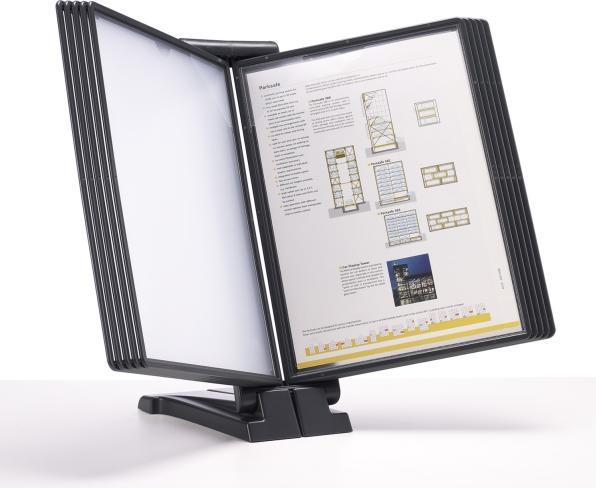 B.N.T. Register system A4 QuickFind gr.modul antracit t/10 lommer (A4)