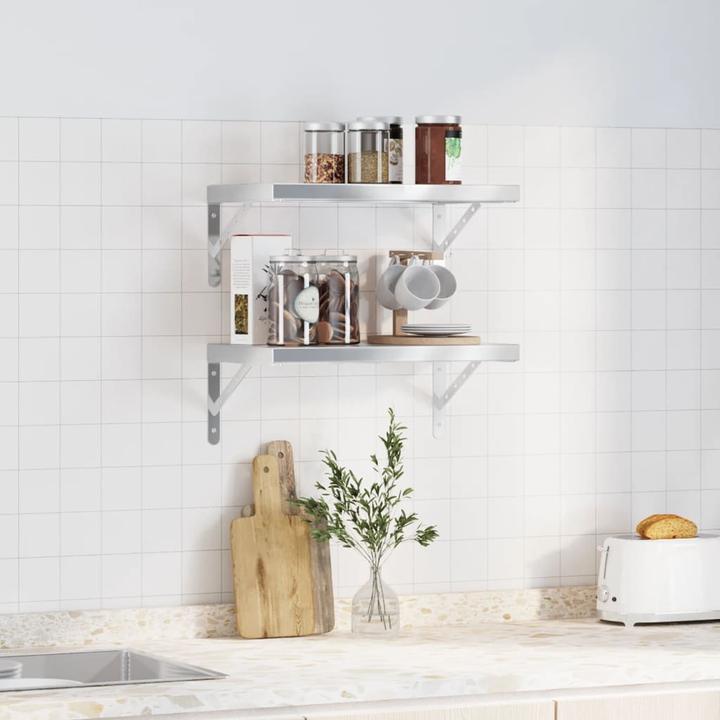 Actual product image VidaXL Wall shelves 2 pcs. Noble (50 x 30 x 3 cm)