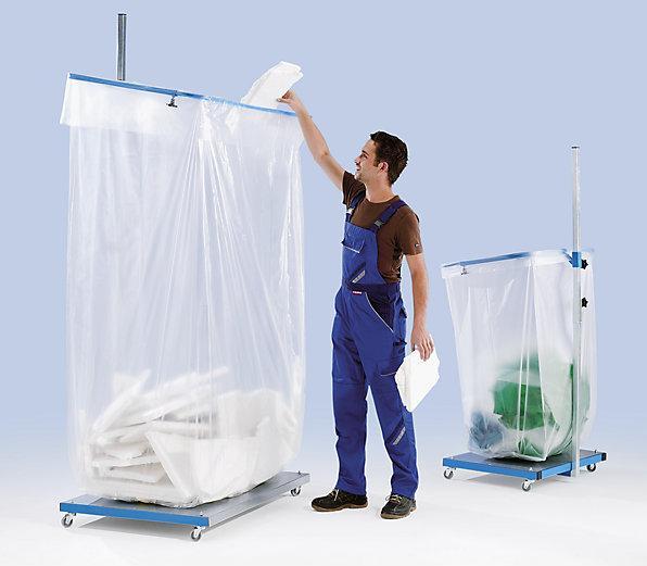Produktbild eurokraft pro Grossvolumen-Müllsackhalter (2500 l)