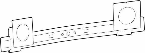 Produktbild Ergotron Accessory Lx Pro Dual Display Bow End black (Tisch, 27.01")