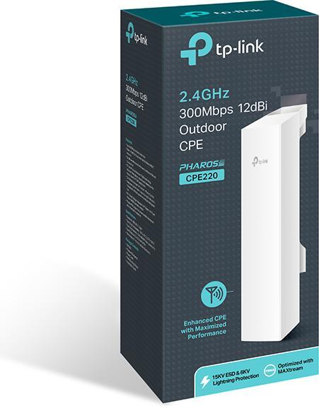 Produktbild TP-Link CPE220 - Dedizierte drahtlose Netzwerklösung für grosse Entfernungen im Freien