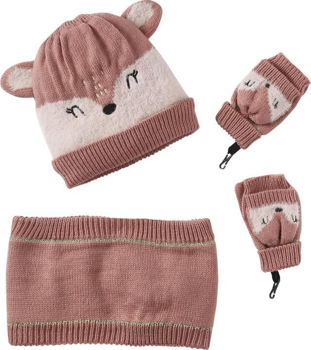 Image du produit Vertbaudet Set cadeau de Noël pour filles : bonnet, écharpe et gants