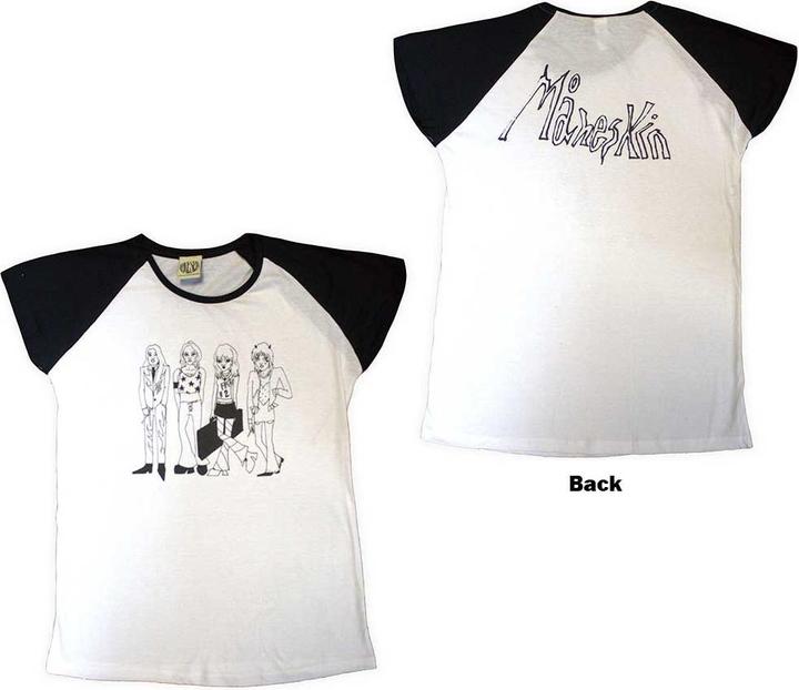 Produktbild Maneskin Mini Doodles Back Print (BlackWhite) Raglan (XXL)