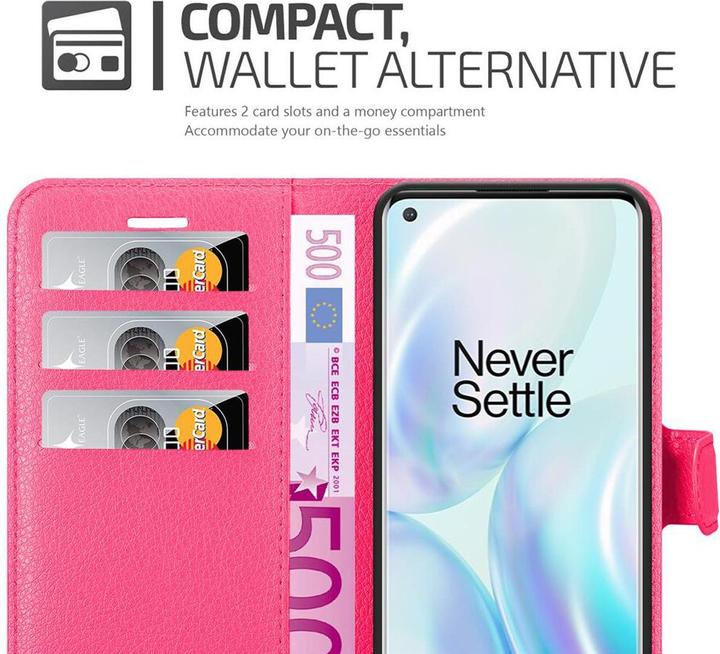 Produktbild Cadorabo Book mit Standfunktion Cover (Oneplus 8)