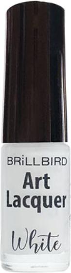 Immagine prodotto BrillBird Lacca d'arte bianca 3ml (Smalto per unghie effetto gel)