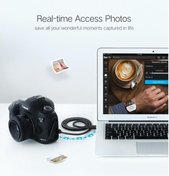 Actual product image Ugreen USB A – Mini USB (0.25 m, USB 2.0)