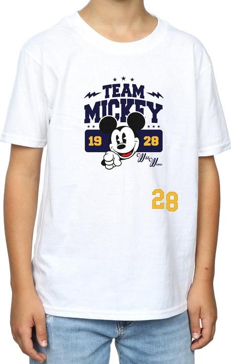Actual product image Disney Boys Mickey Mouse Team Mickey T-Shirt (152, 158)