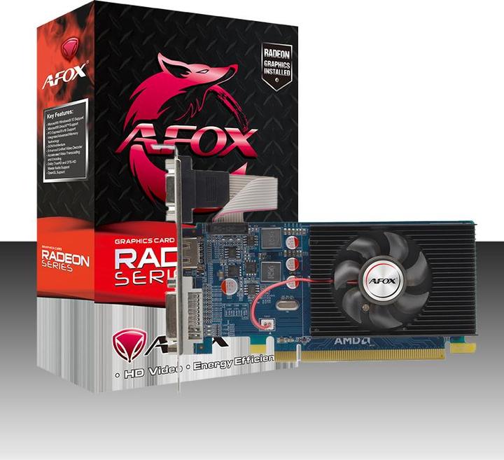 Immagine prodotto AFOX Radeon HD 6450 1GB DDR3 64Bit DVI HDMI VGA LP AF6450-1024D3L9 (1 GB)