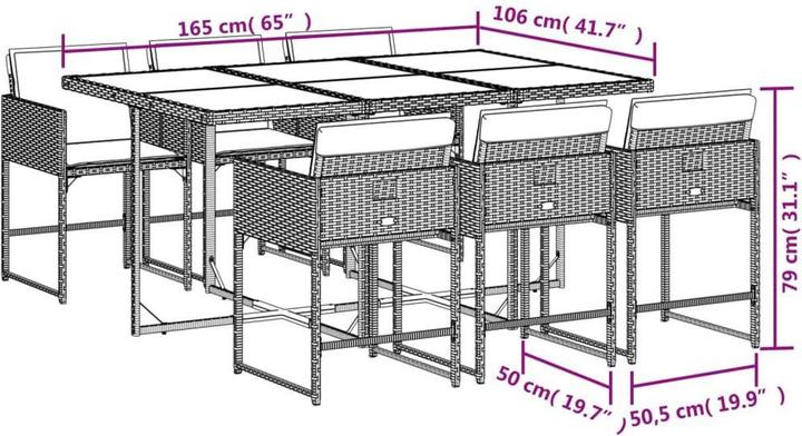 Produktbild VidaXL Teemu (106 cm)
