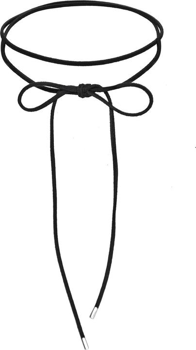 Produktbild Elli Choker, Schleife (925er Sterling Silber, Kunstleder, No Stein, 36 cm)