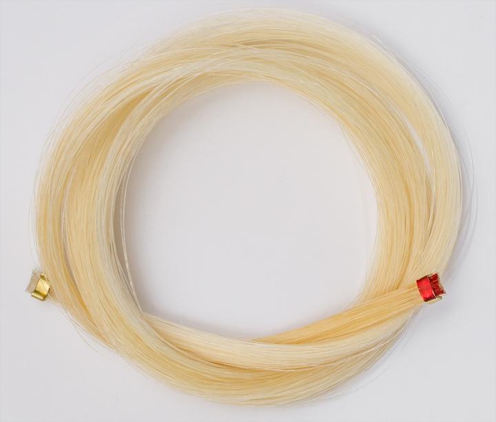 Actual product image P&H Bows Bow hair strands, for carbon violin bow real horsehair