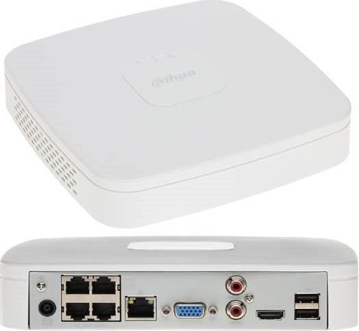 Produktbild Dahua NET VIDEO RECORDER 4CH 4POE/NVR4104-P-EI (Netzwerk Videorecorder (NVR))