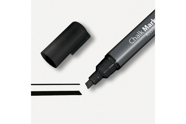 Produktbild Sigel Kreidemarker 1-5 mm schwarz (Schwarz, 1 mm, 1 x)