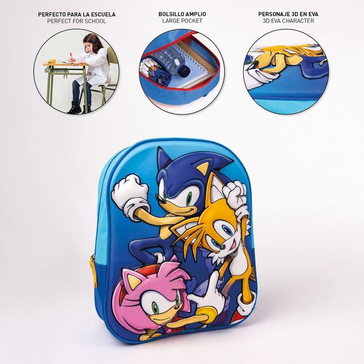 Image du produit Jakks Pacific Sonic Sac à dos 3D - Amis